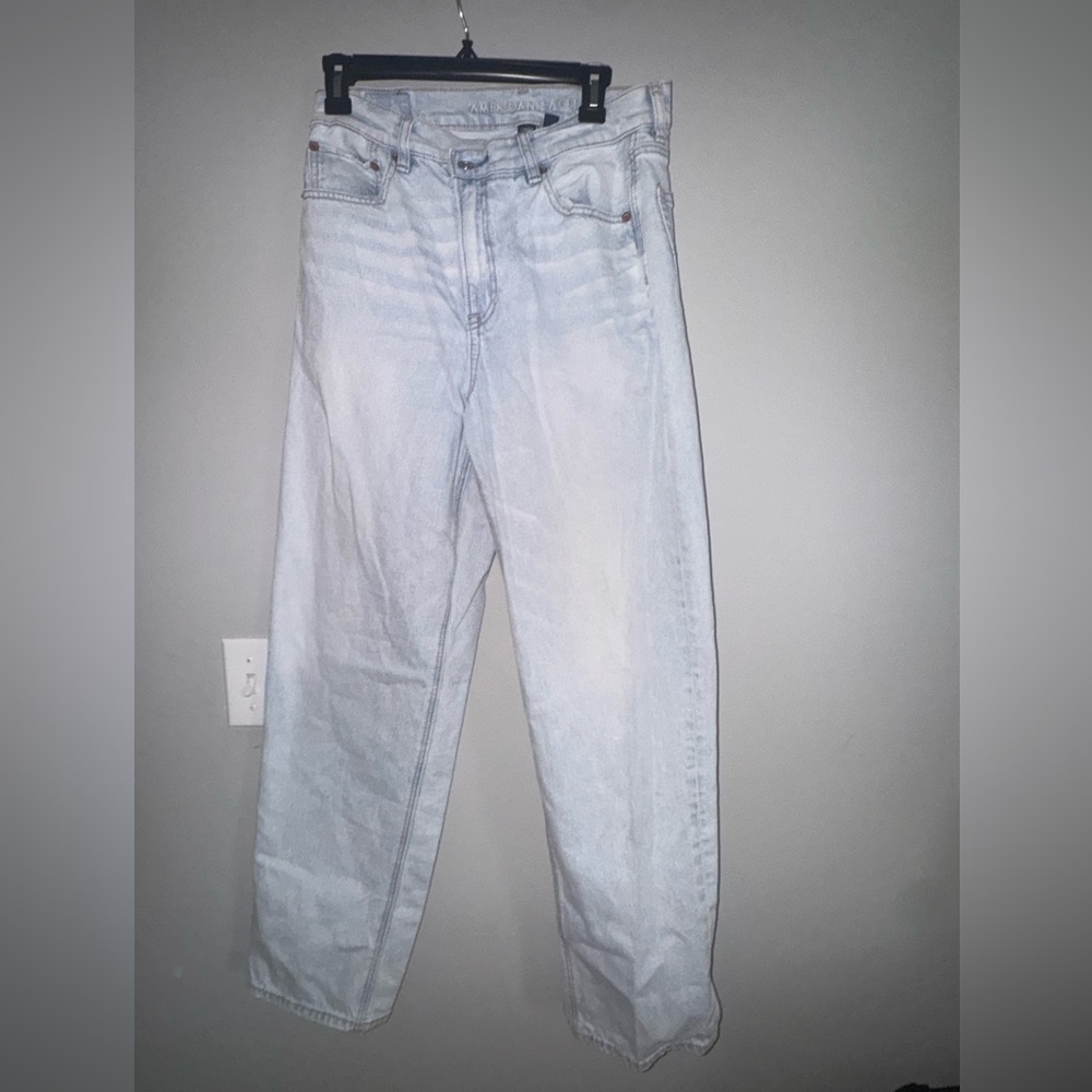 American eagle high rise crossover jeans
